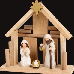 Absolu Chic houten kerststal