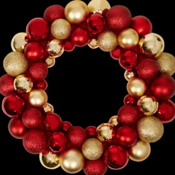 Absolu Chic kerstkrans met kerstballen