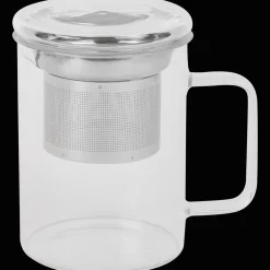 Absolu Chic theeglas met zeefje en deksel