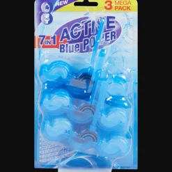 Active Turqoise Power toiletblokken 7-in-1