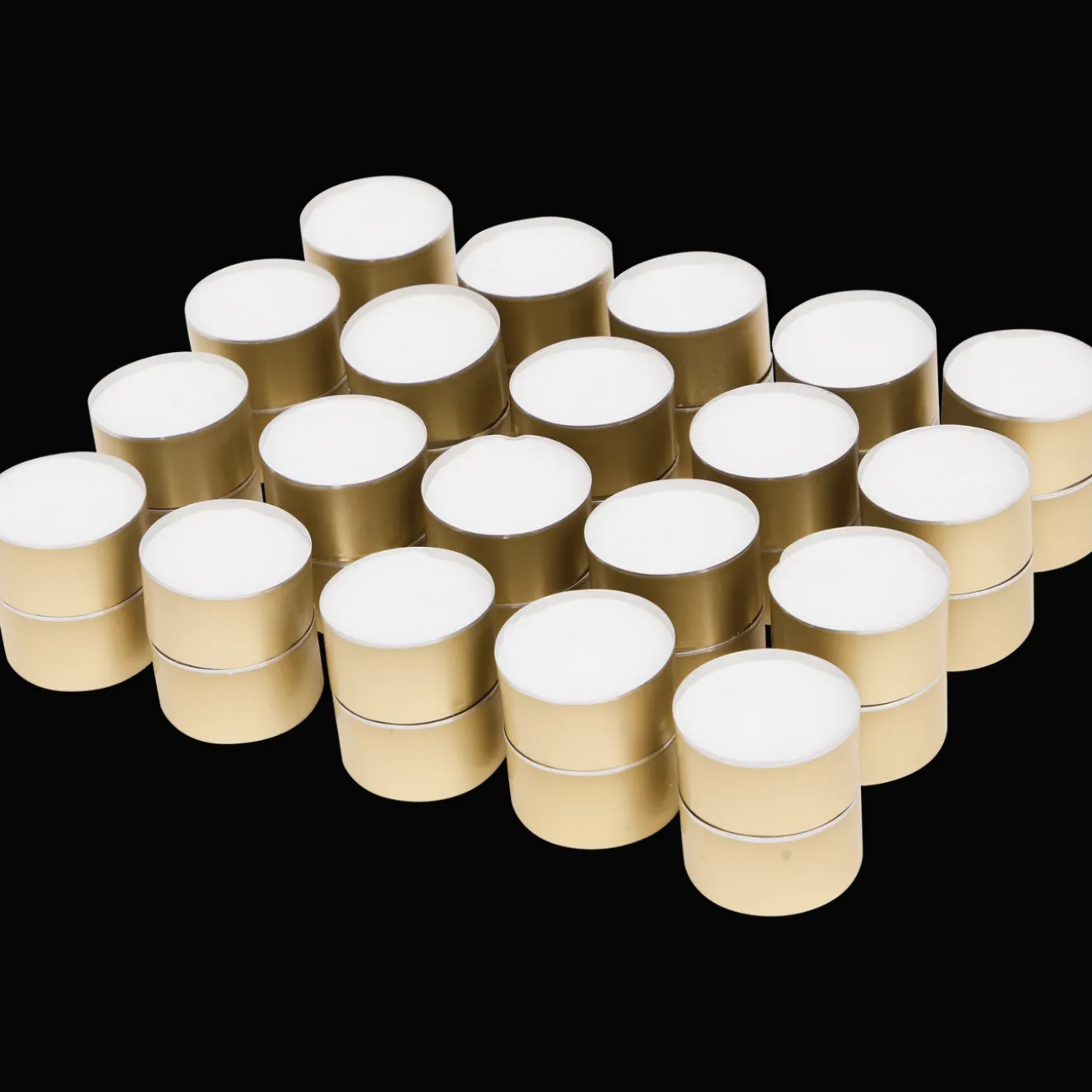 Bolsius theelichten in gouden cup