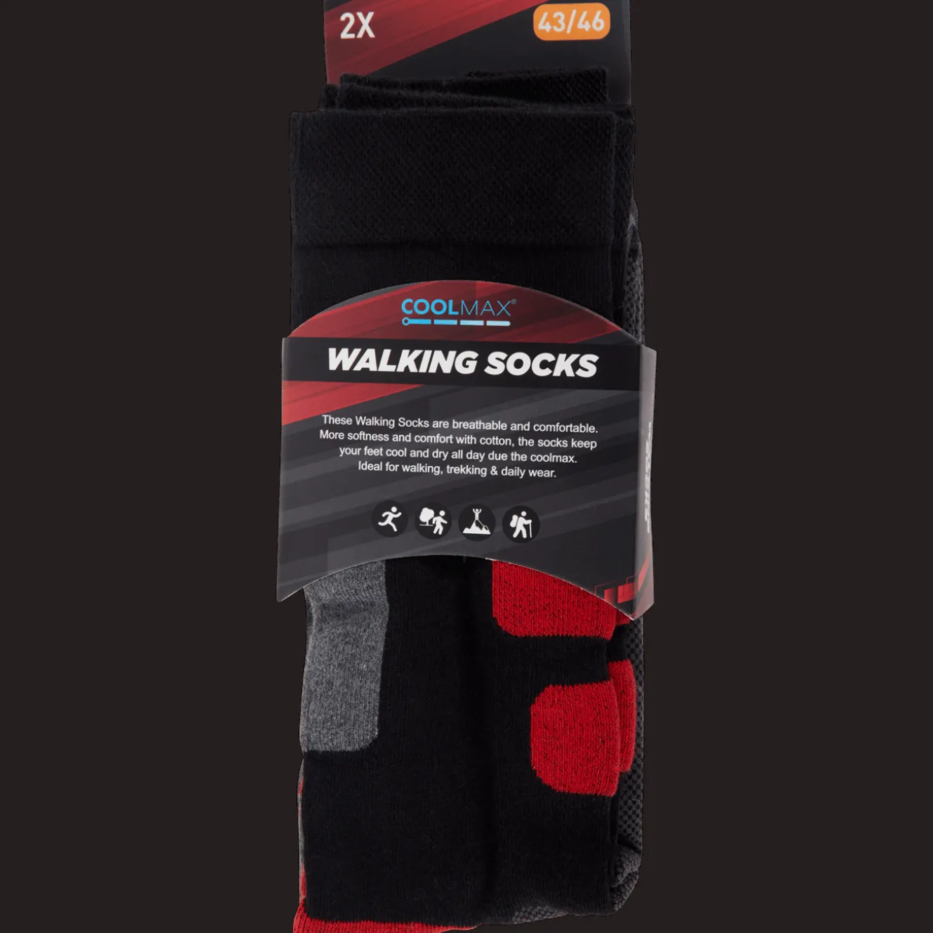 Coolmax wandelsokken