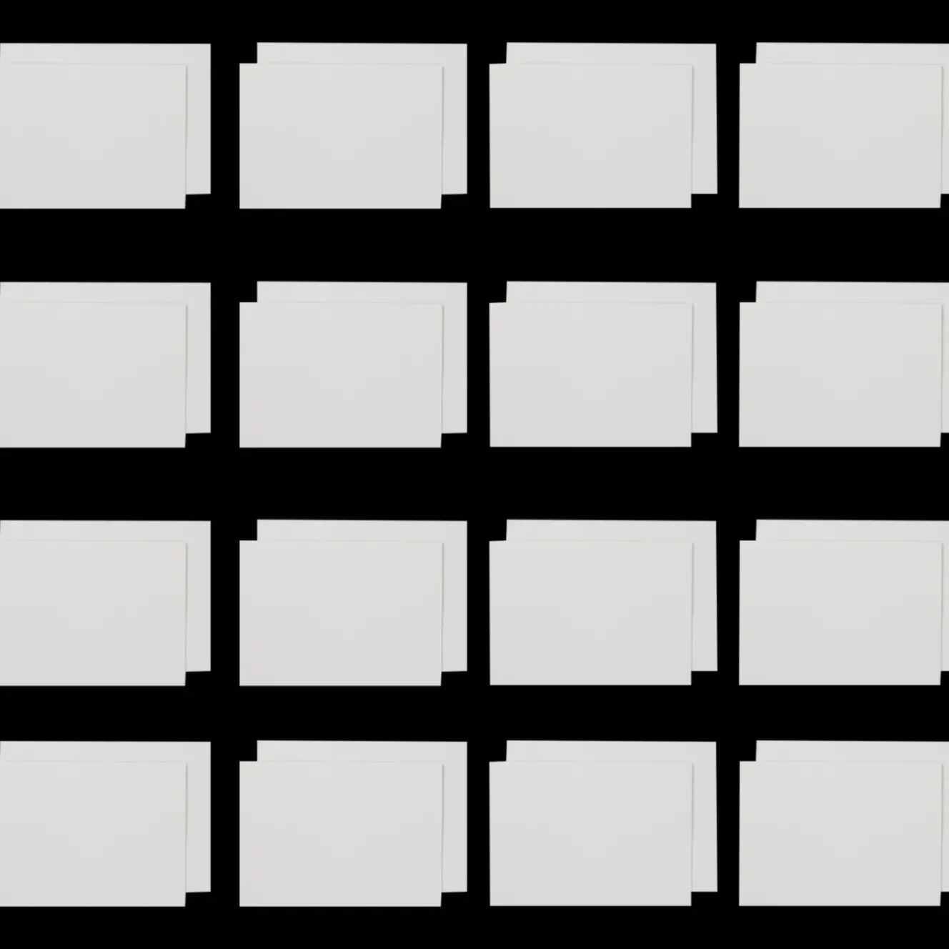 Craft & Design dubbele kaarten met enveloppen