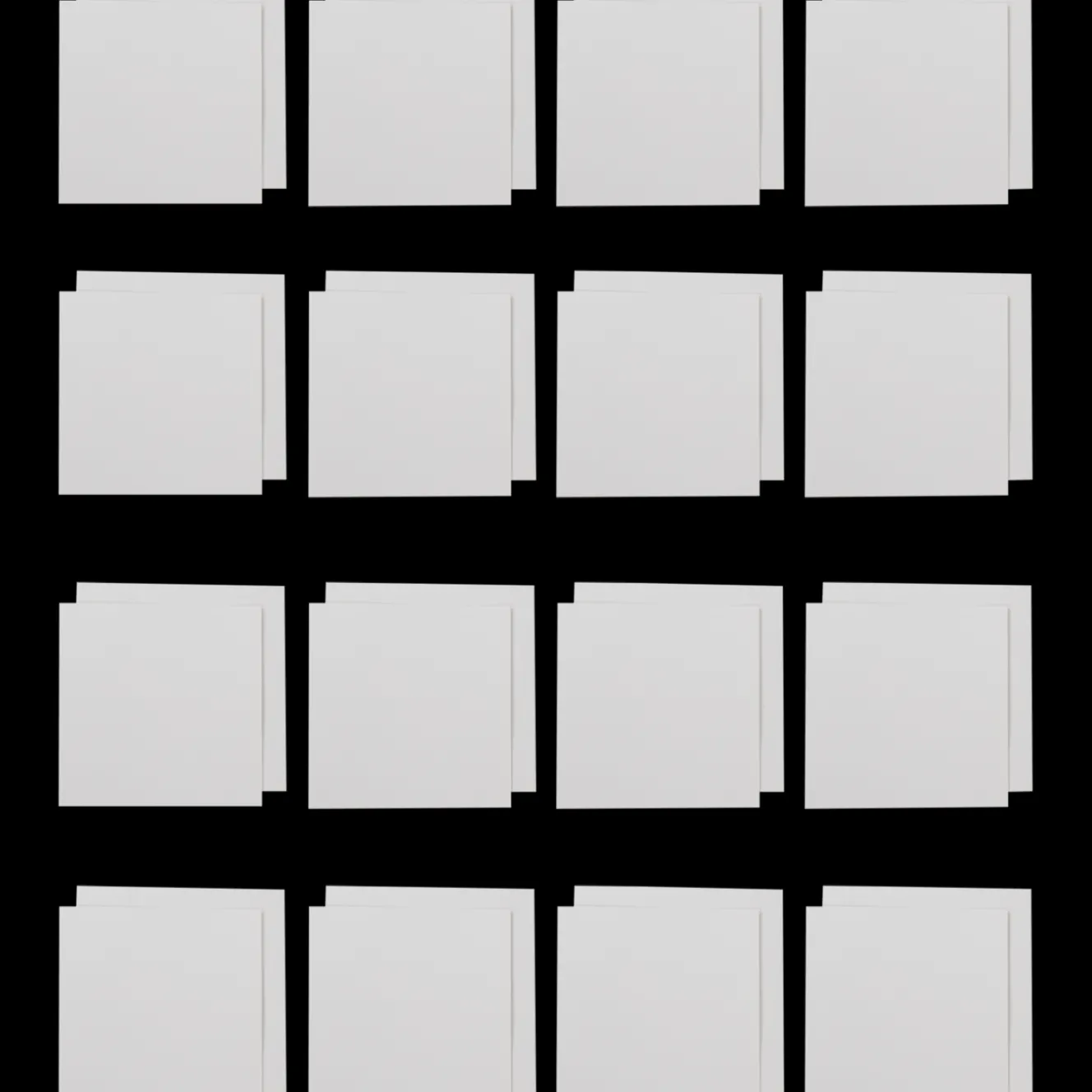 Craft & Design dubbele kaarten met enveloppen