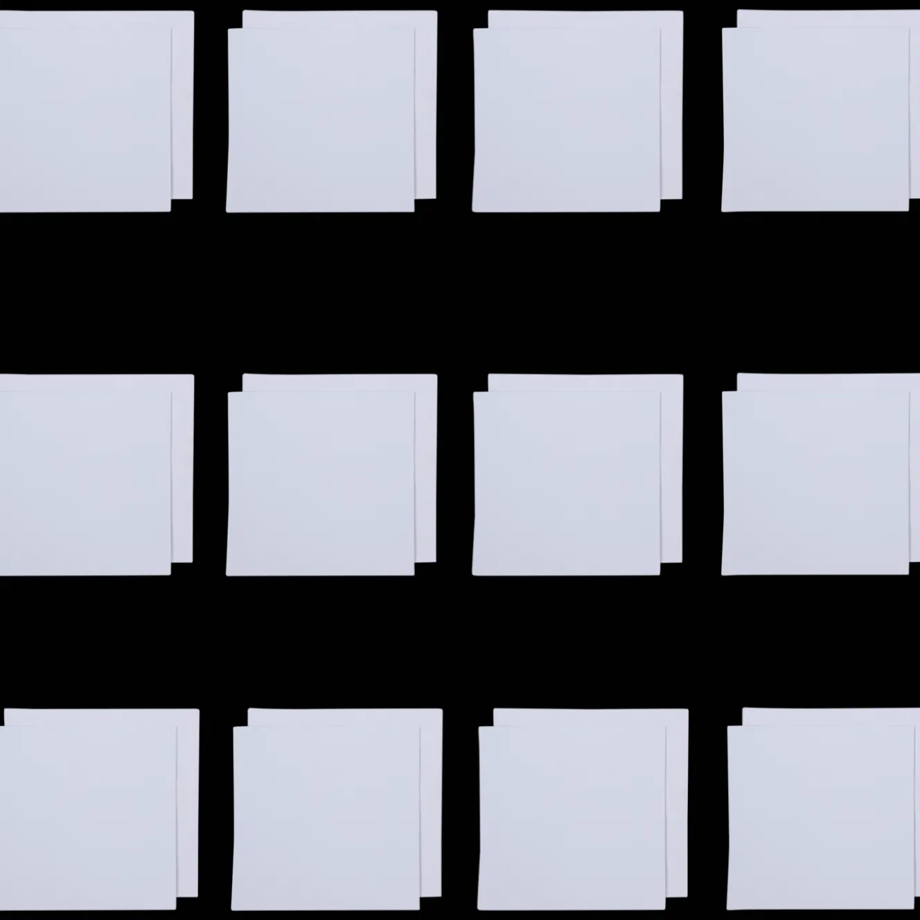 Craft & Design dubbele kaarten met enveloppen