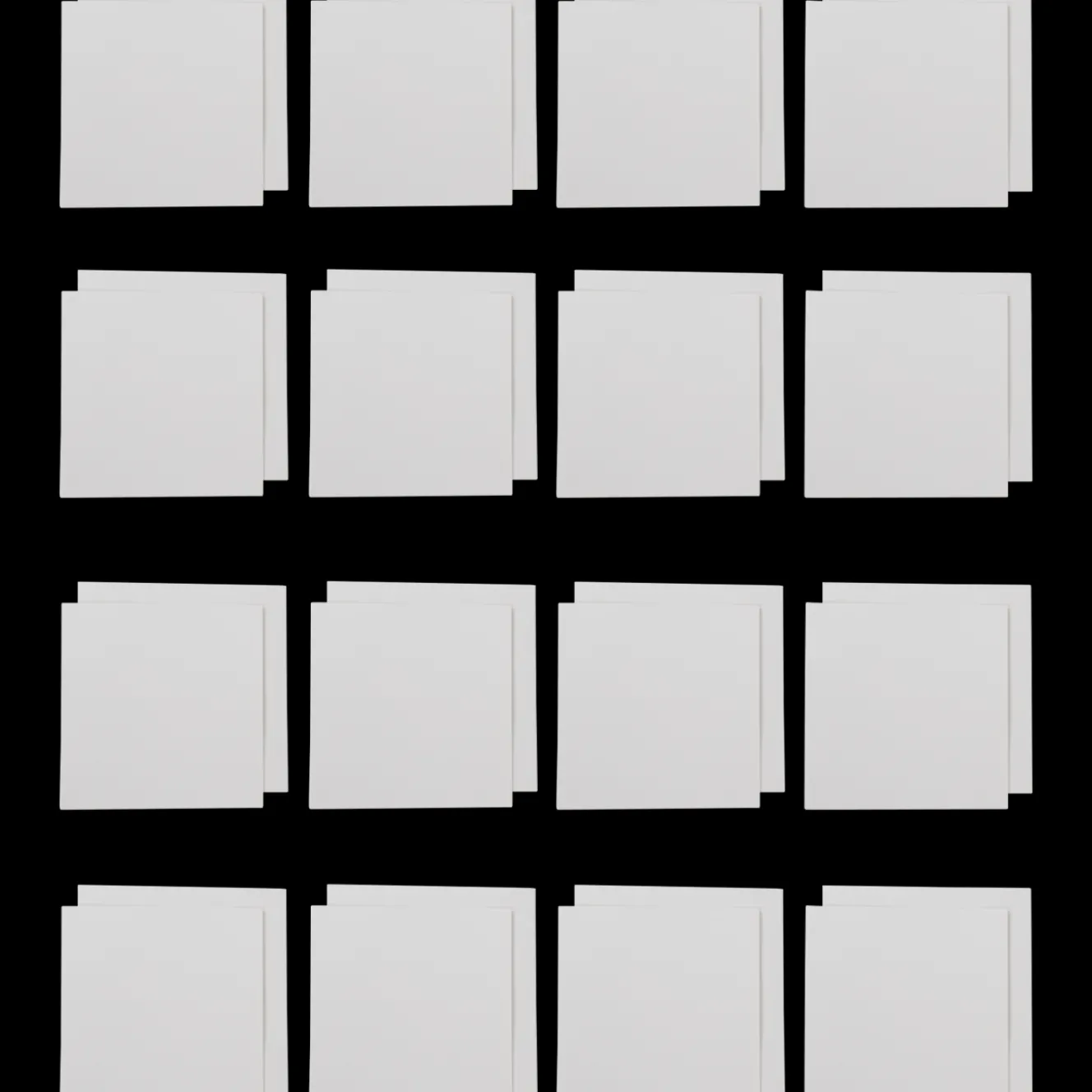 Craft & Design dubbele kaarten met enveloppen