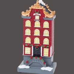 Decoratief huisje met ledlicht