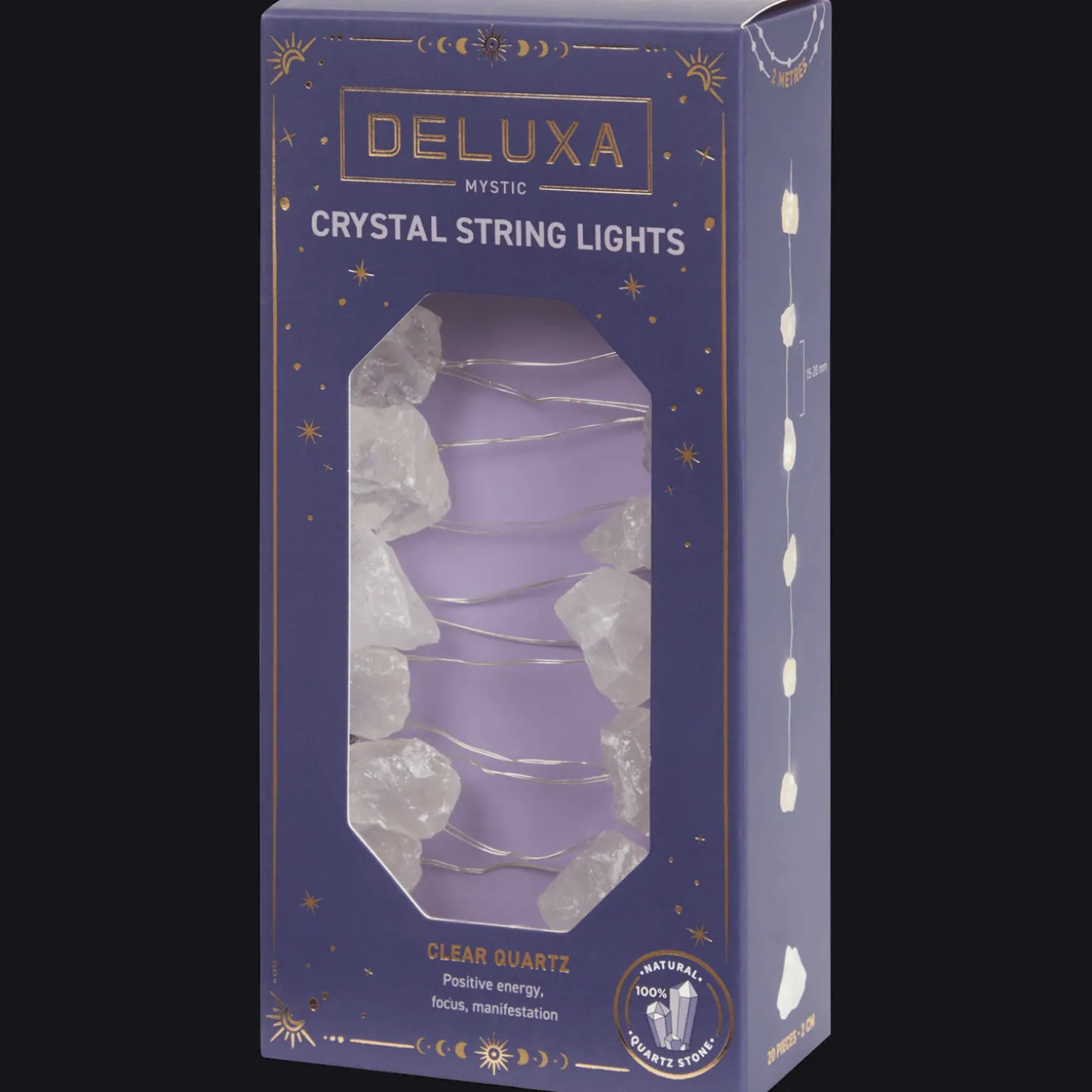 Deluxa kristallen lichtslinger