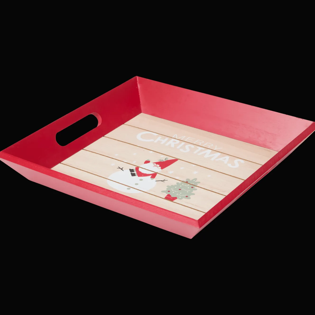 Dienblad met kerstprint