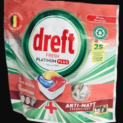 Dreft Fresh Platinum Plus vaatwastabletten All in One