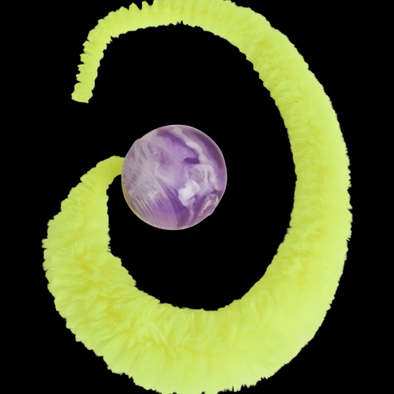 Fidgetworm met stuiterbal