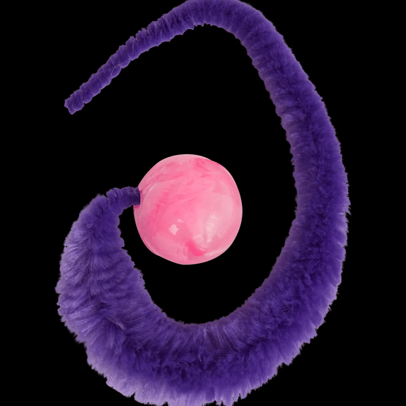 Fidgetworm met stuiterbal