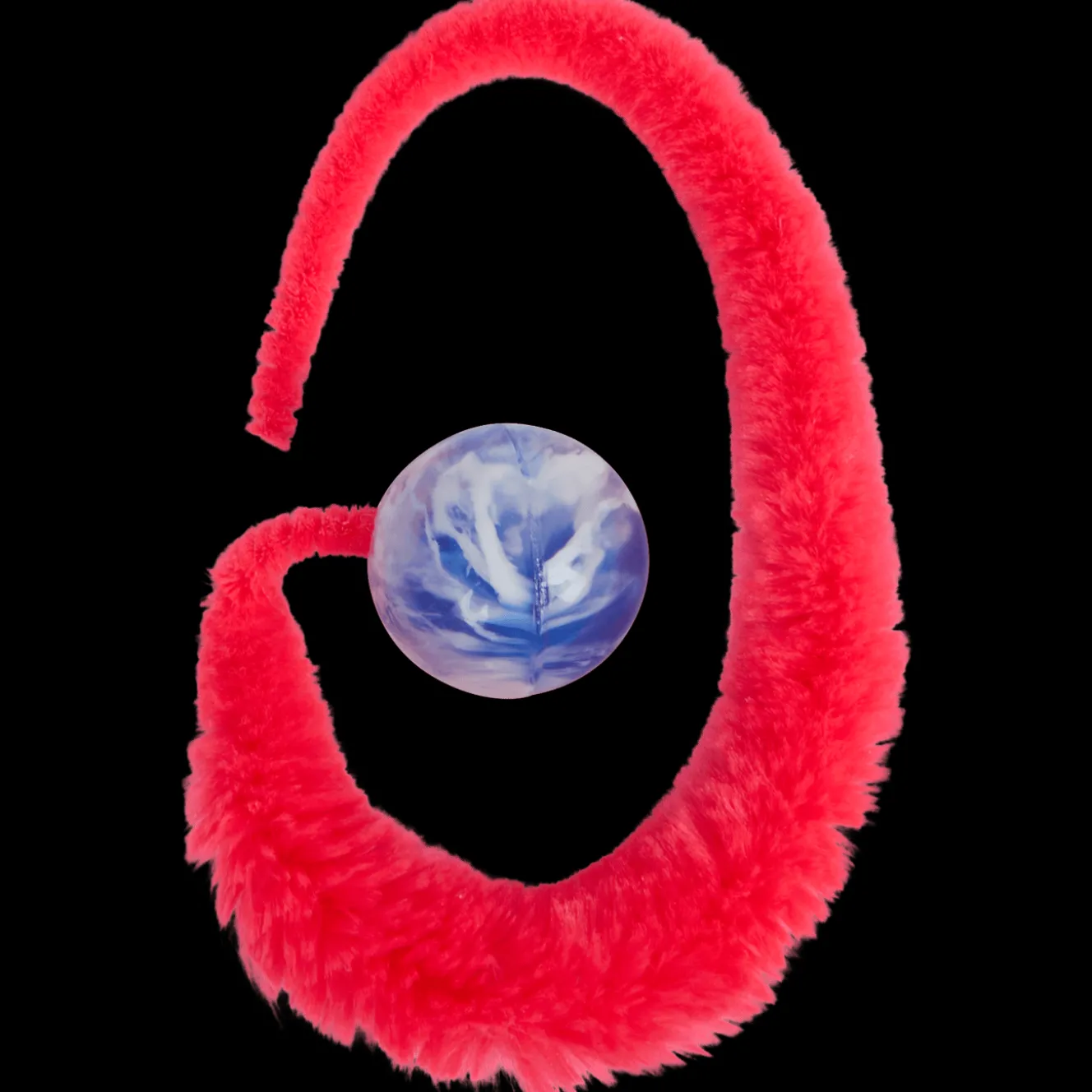 Fidgetworm met stuiterbal