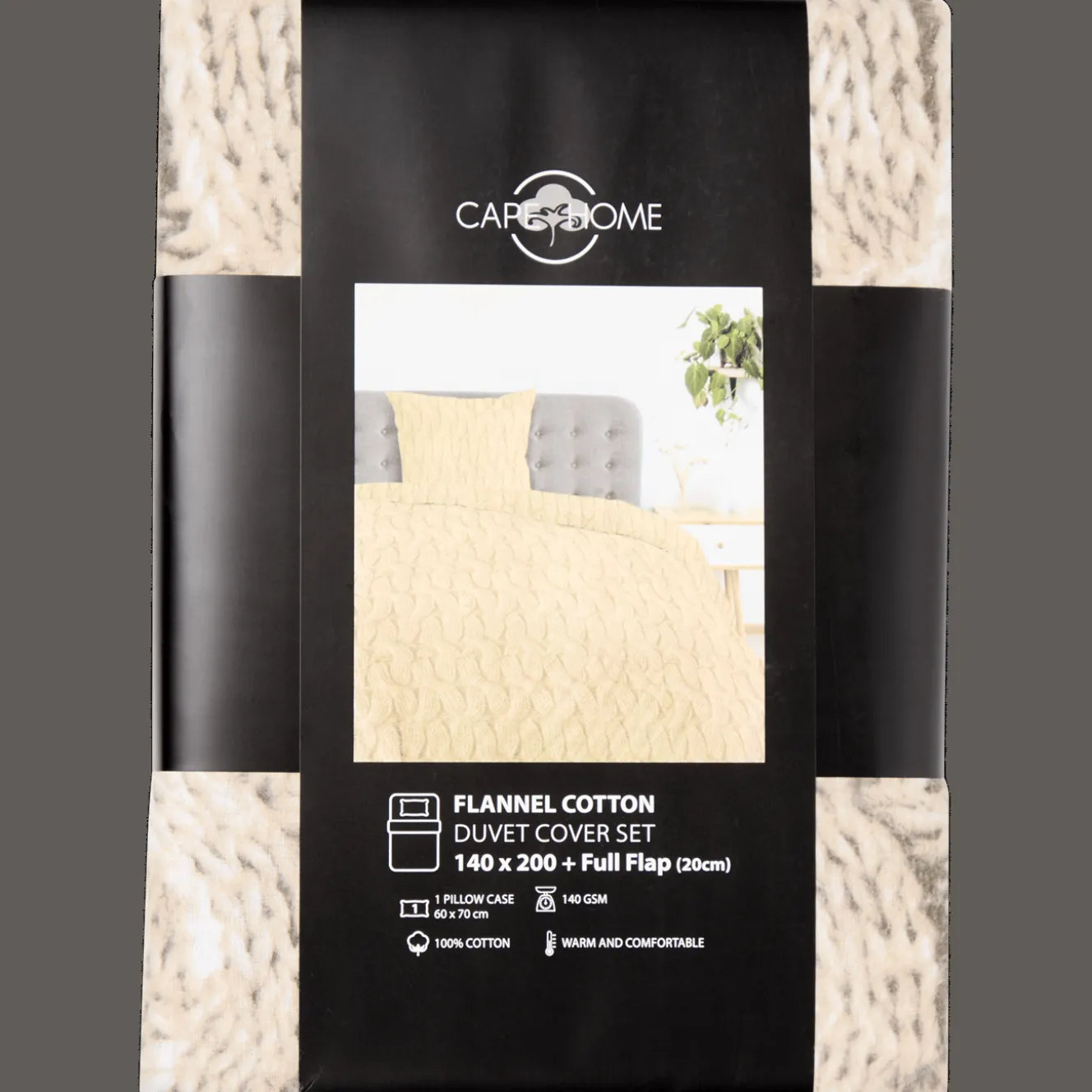 Flanel dekbedovertrek