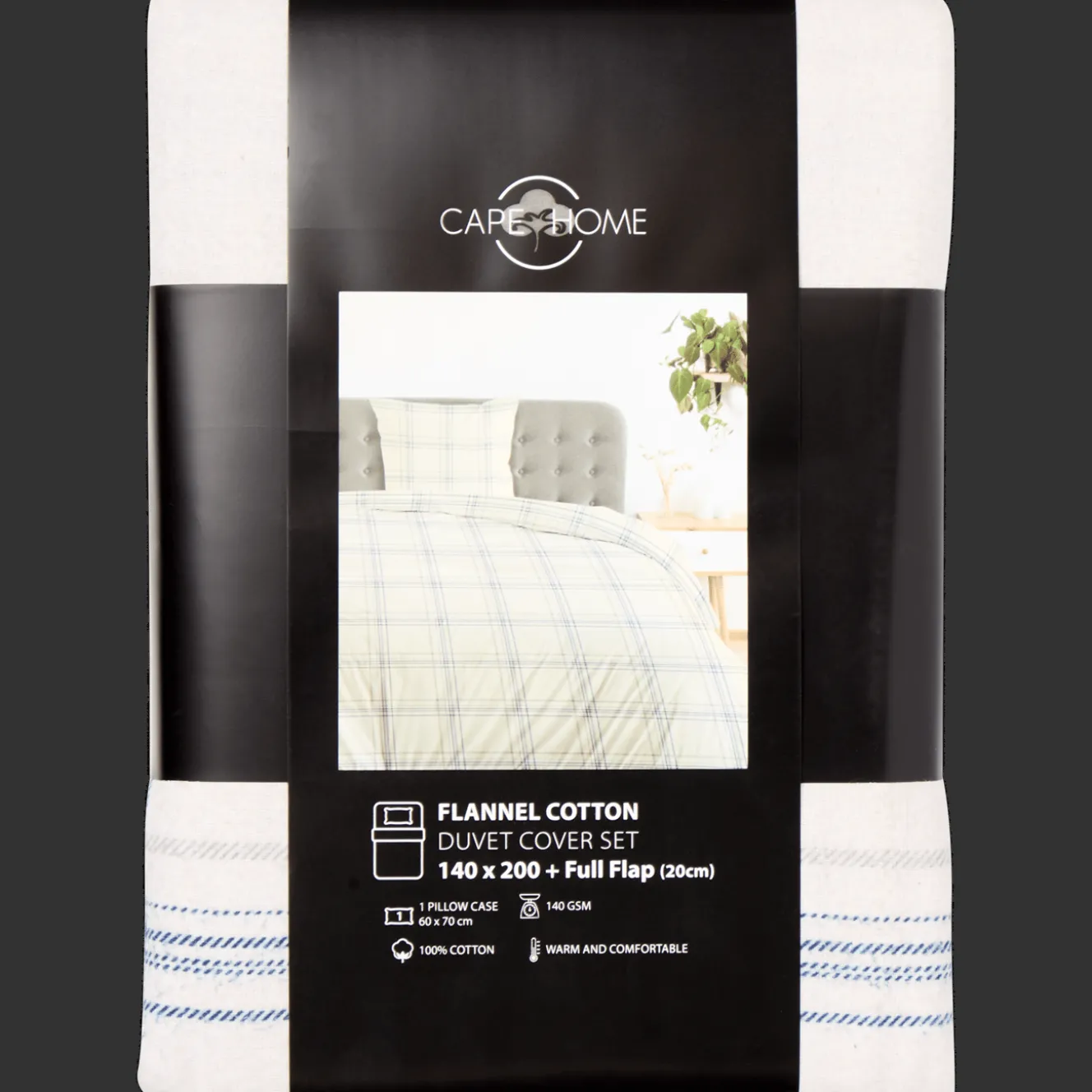 Flanel dekbedovertrek