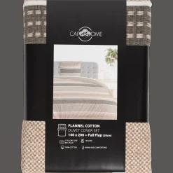 Flanel dekbedovertrek