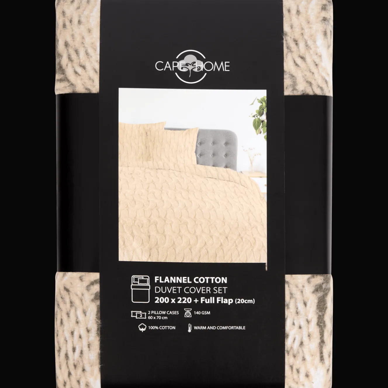 Flanel dekbedovertrek