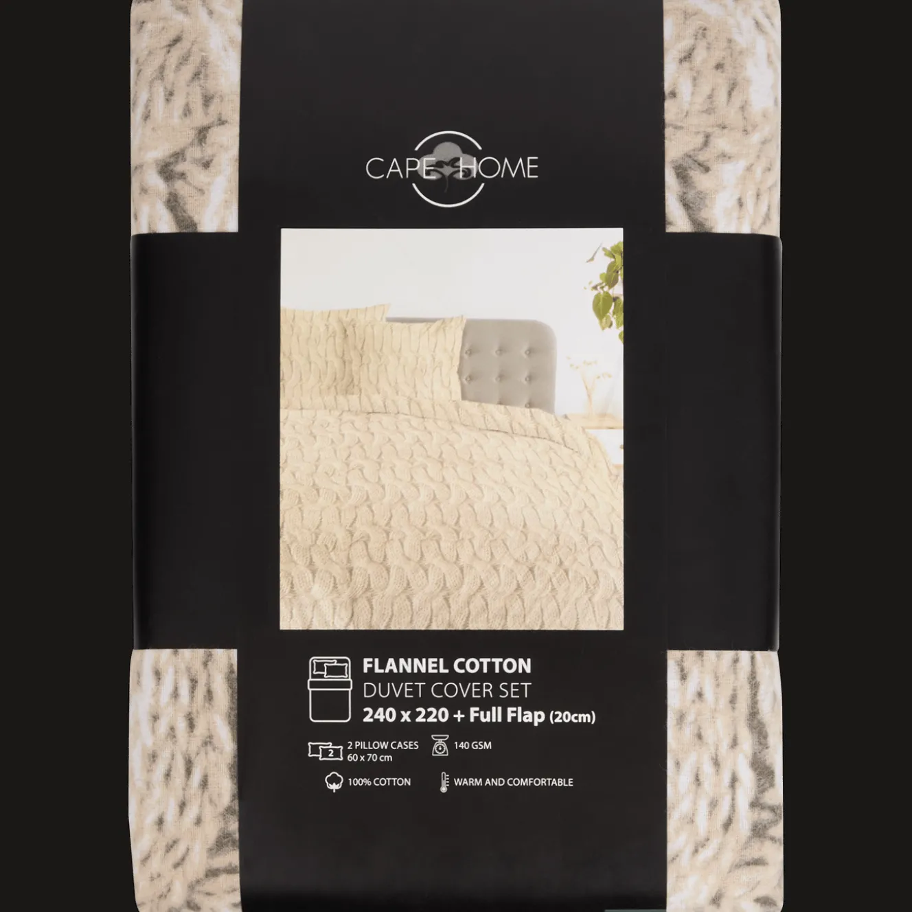 Flanel dekbedovertrek