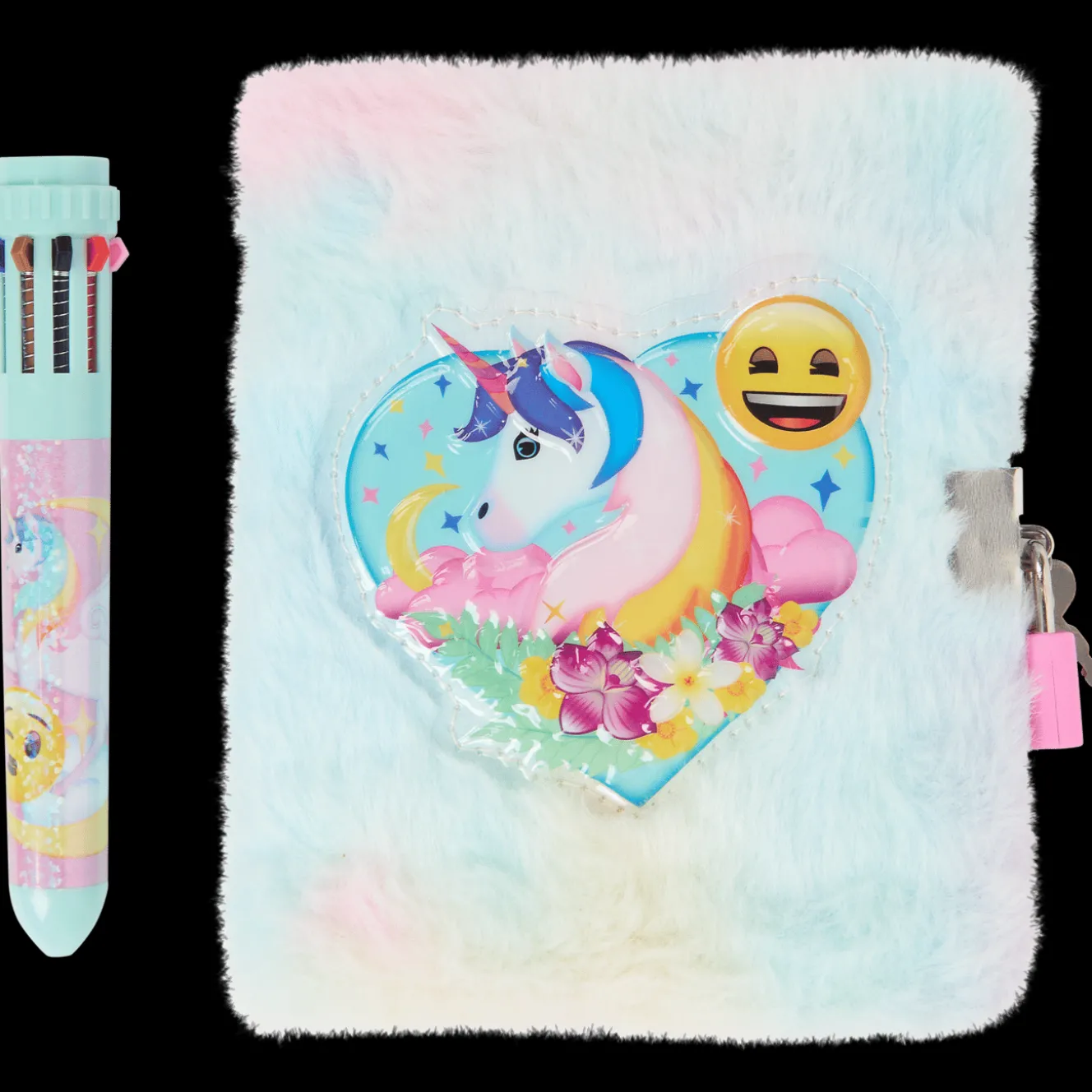 Fluffy dagboek met slot