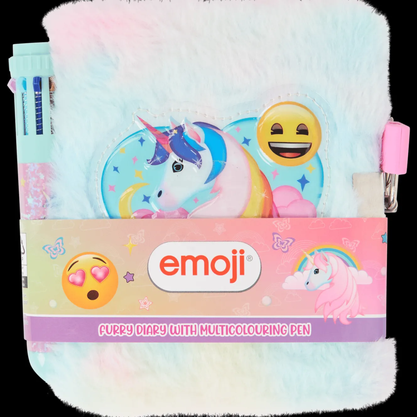 Fluffy dagboek met slot