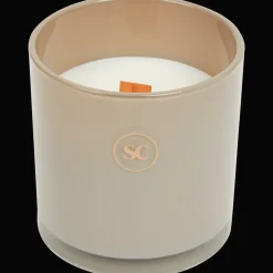 Geurkaars met houten lont