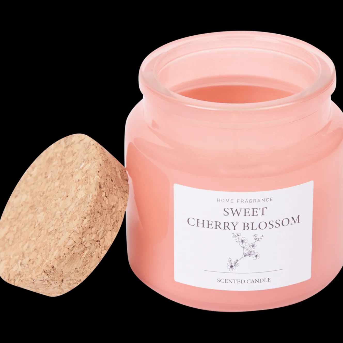 Geurkaars met kurken deksel