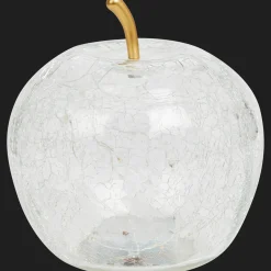 Glazen appel met ledlicht