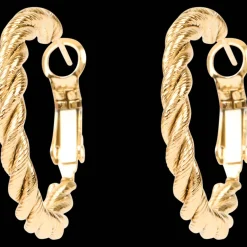 Gold plated oorbellen