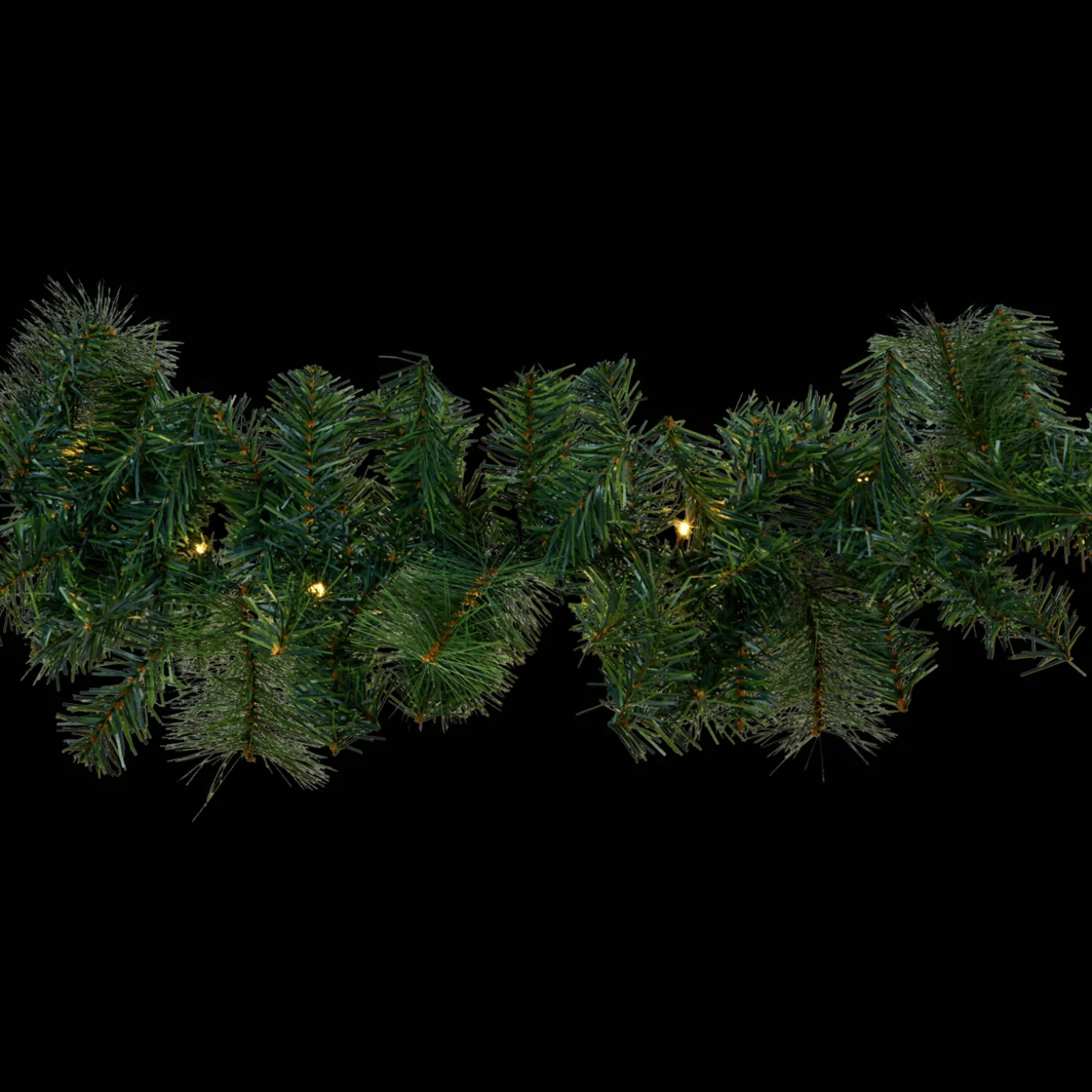 Guirlande dennentakken met led