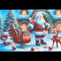 Holografische placemat Kerst