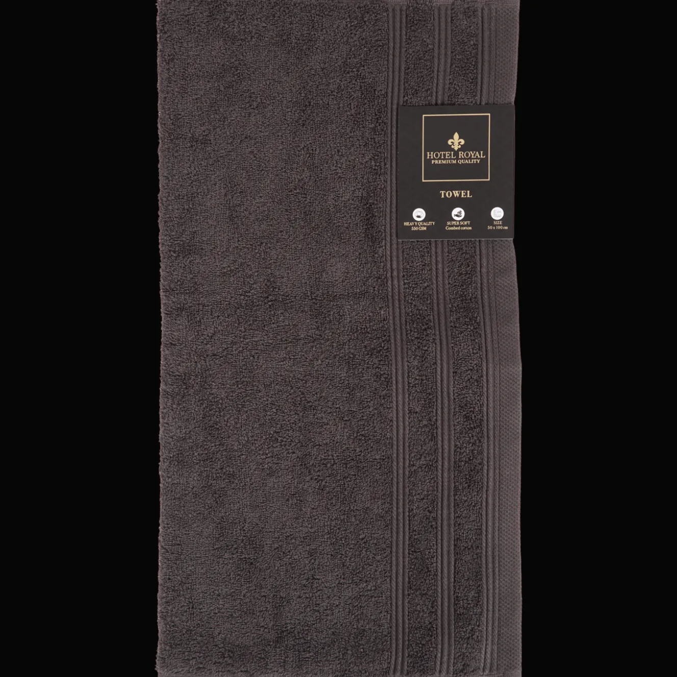 Hotel Royal handdoek antraciet