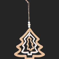 Houten kersthanger