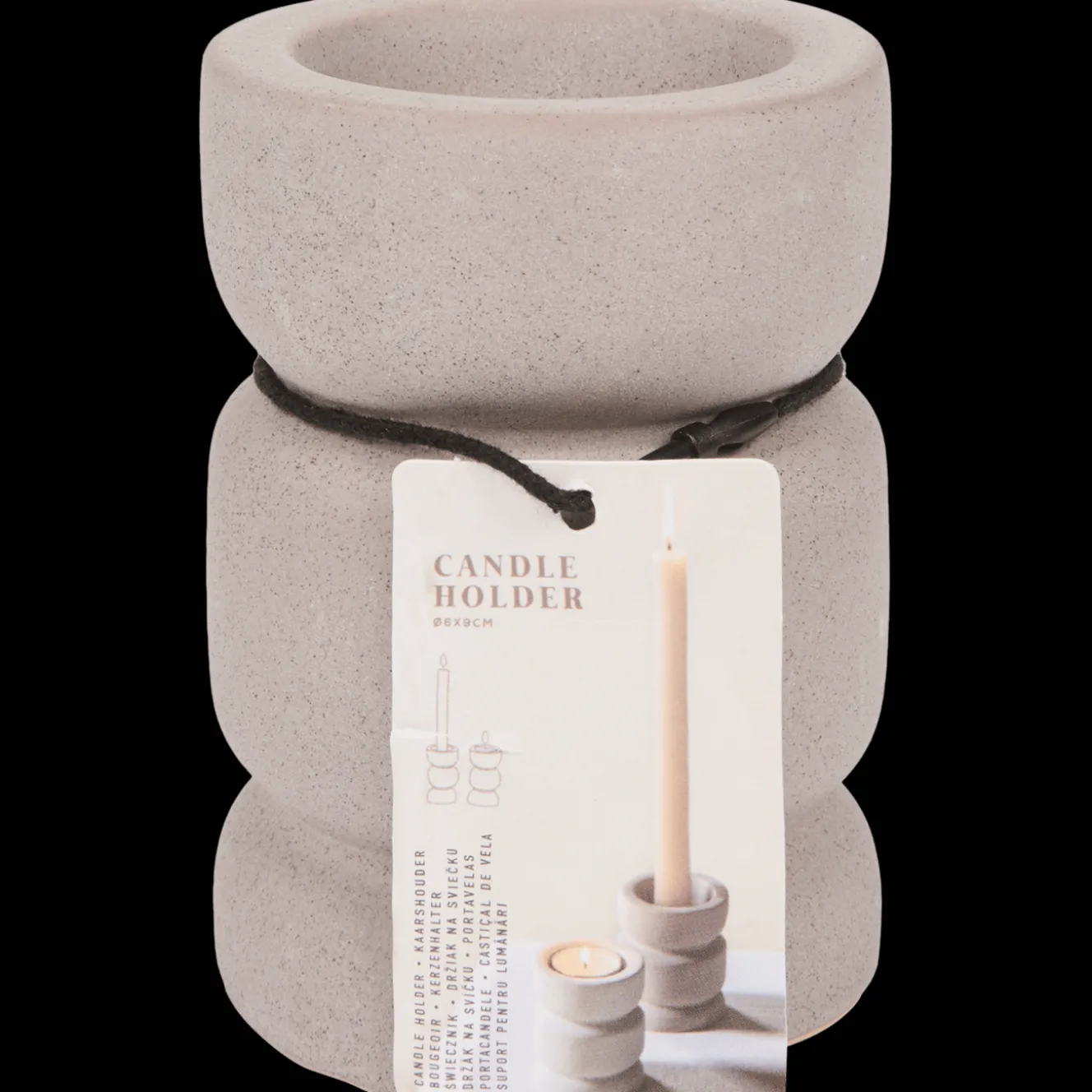 2-in-1 diner- en theelichthouder