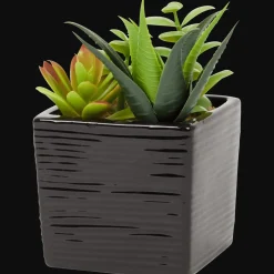 Kunst-vetplant in pot