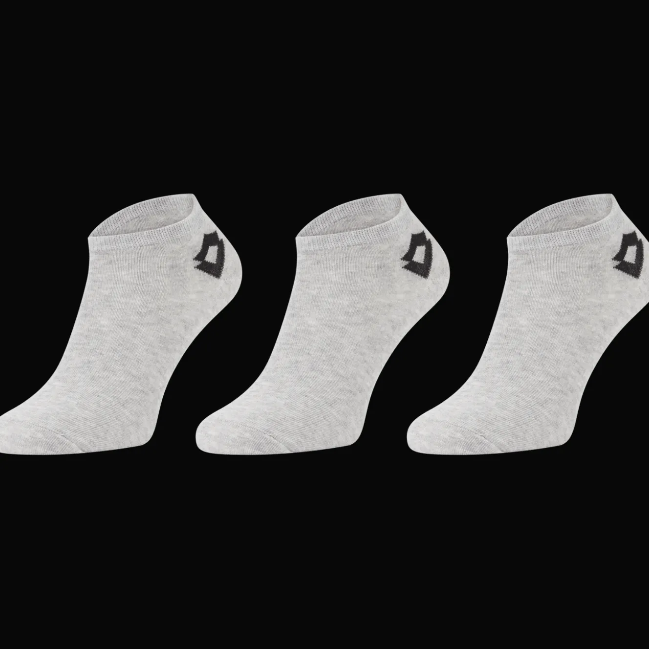 Lotto sneakersokken grijs