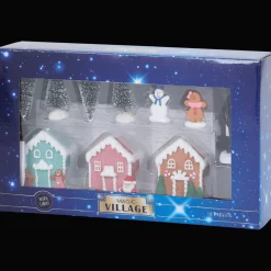 Magic Village kerstdorp met verlichting