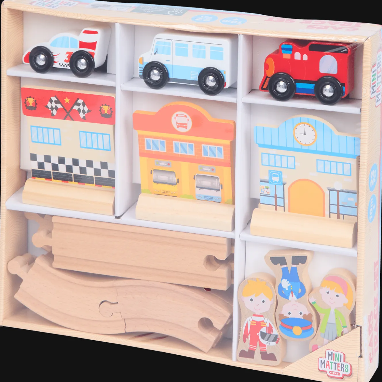 Mini Matters houten autobaan