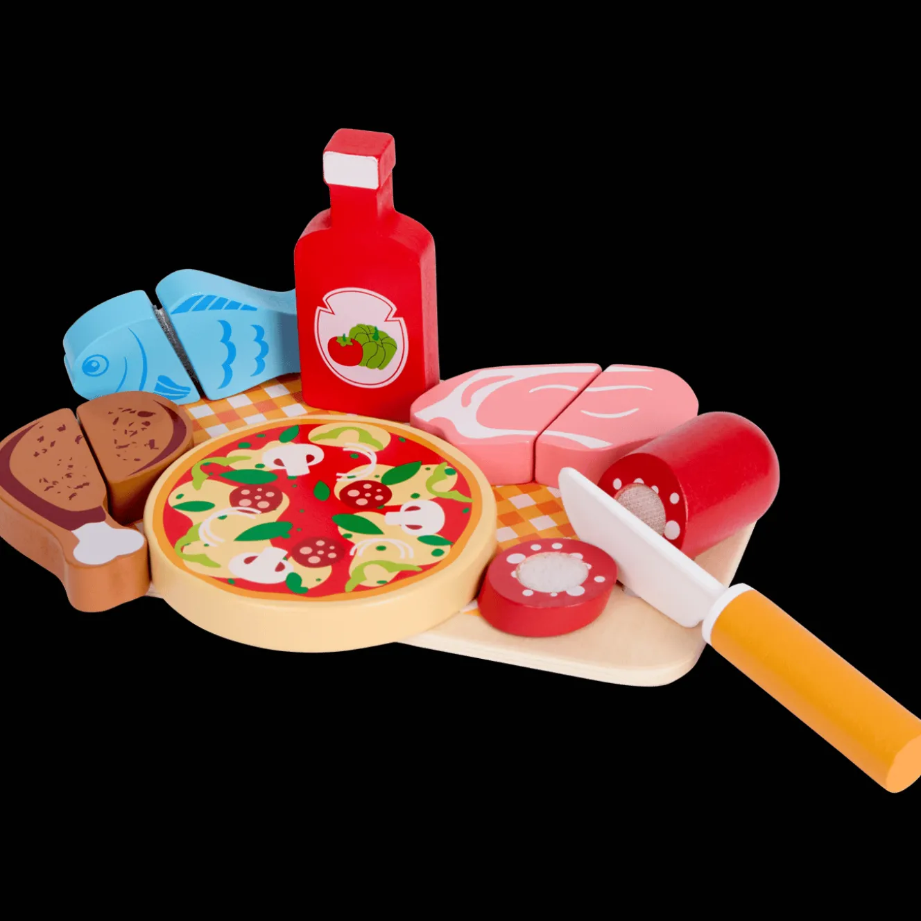 Mini Matters houten etenswaren