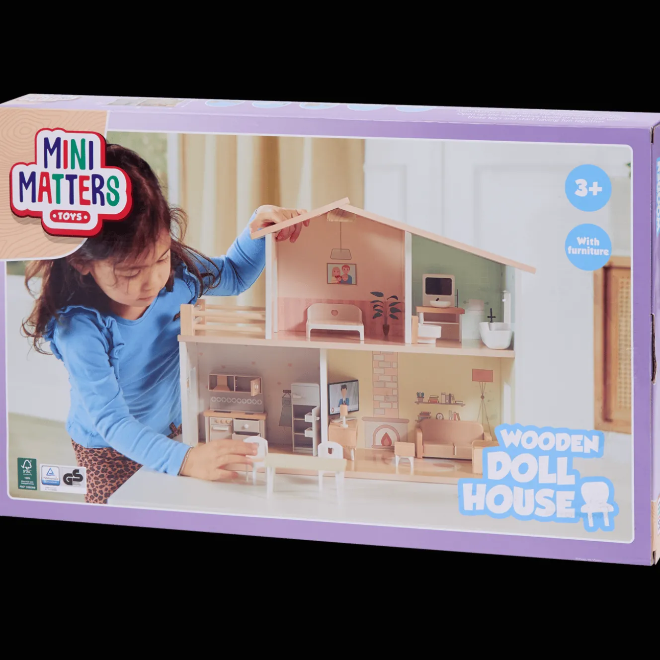 Mini Matters houten poppenhuis