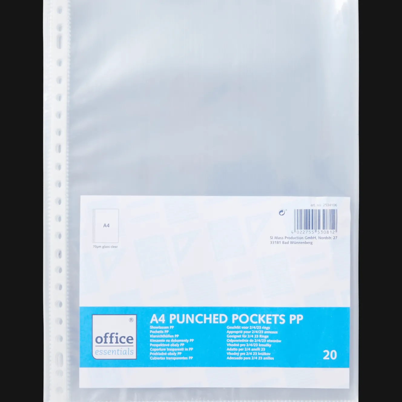 Office Essentials showtassen A4