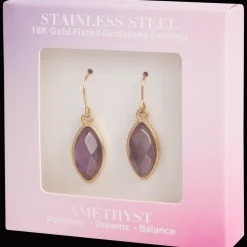 Oorbellen met edelstenen