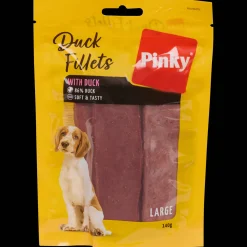 Pinky hondensnacks Duck Fillets