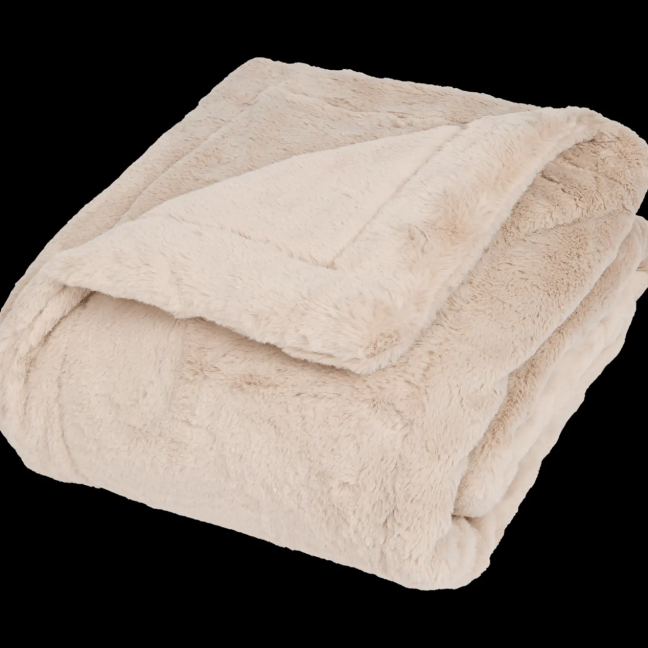 Plaid van imitatiebont