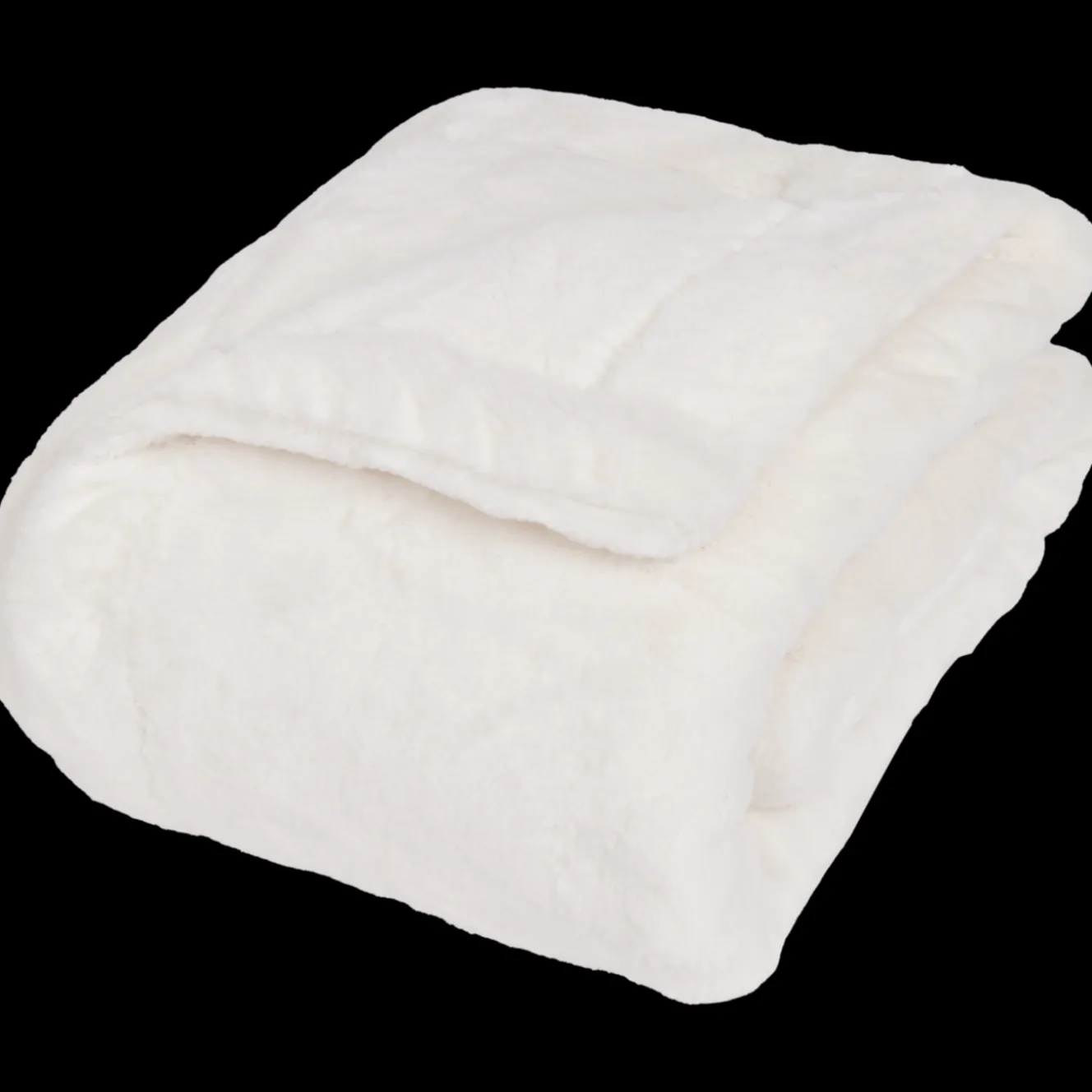 Plaid van imitatiebont