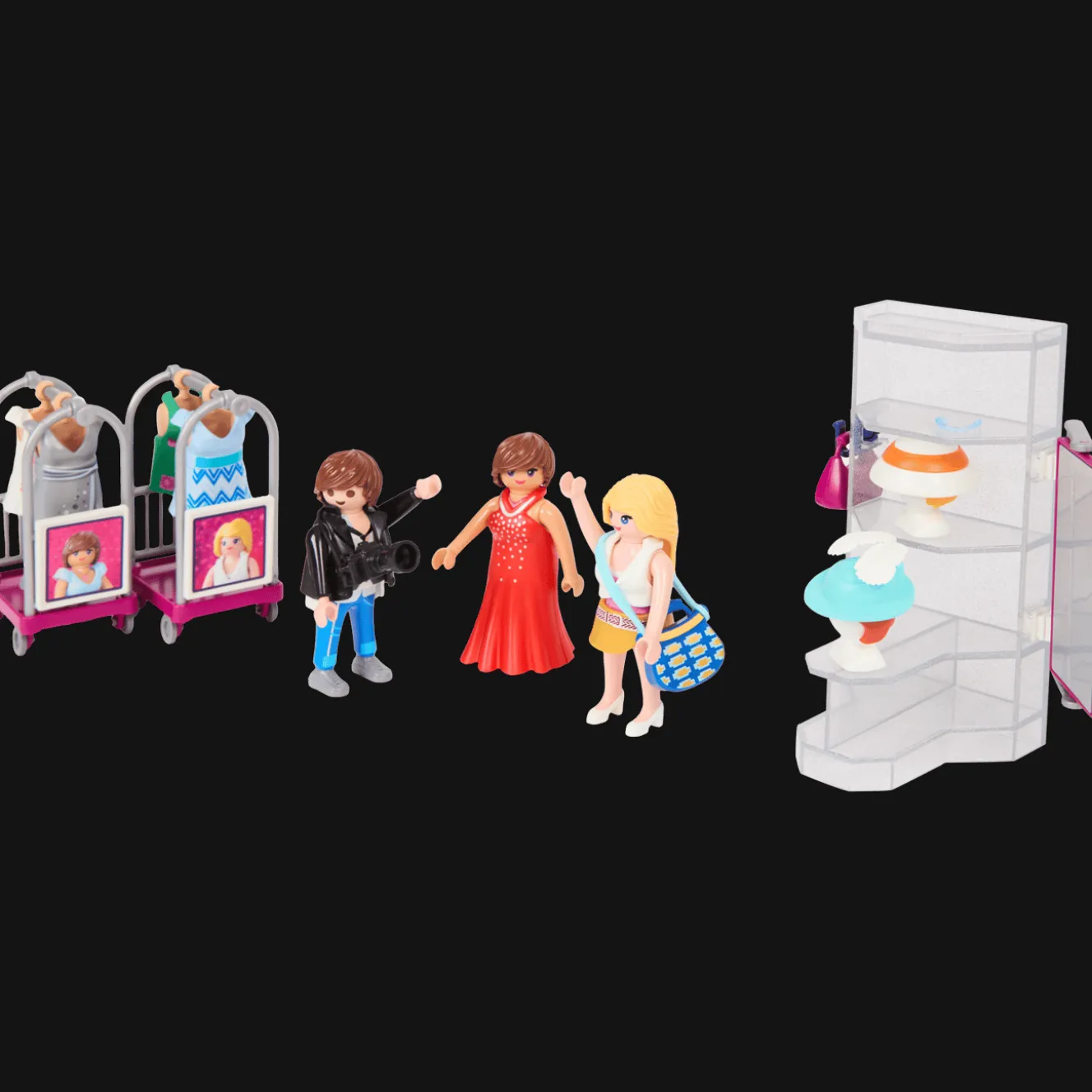 Playmobil City Life modeshow met fotograaf