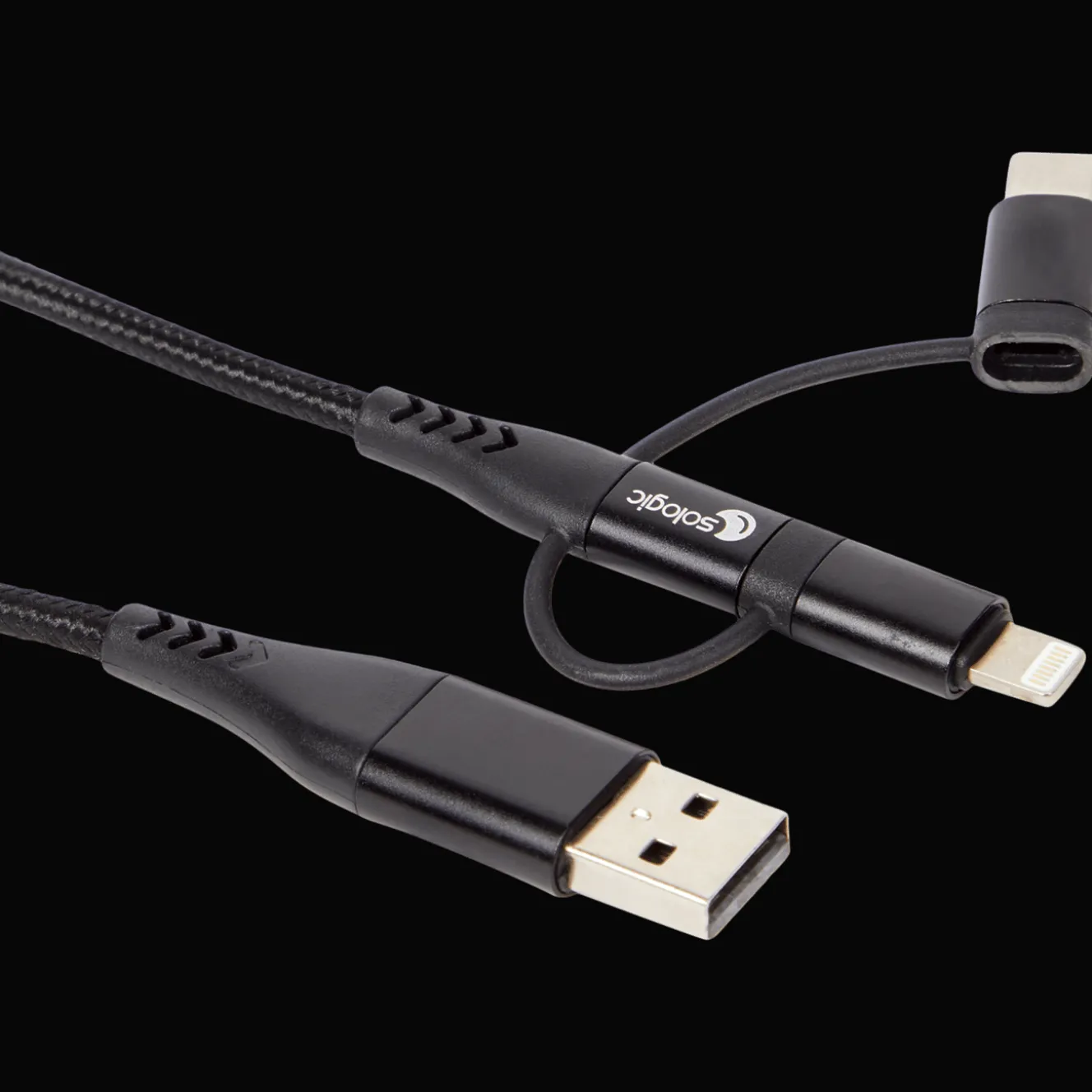 Sologic 3-in-1 laad- en datakabel