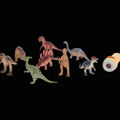 Speelgoeddieren met projectorzaklamp