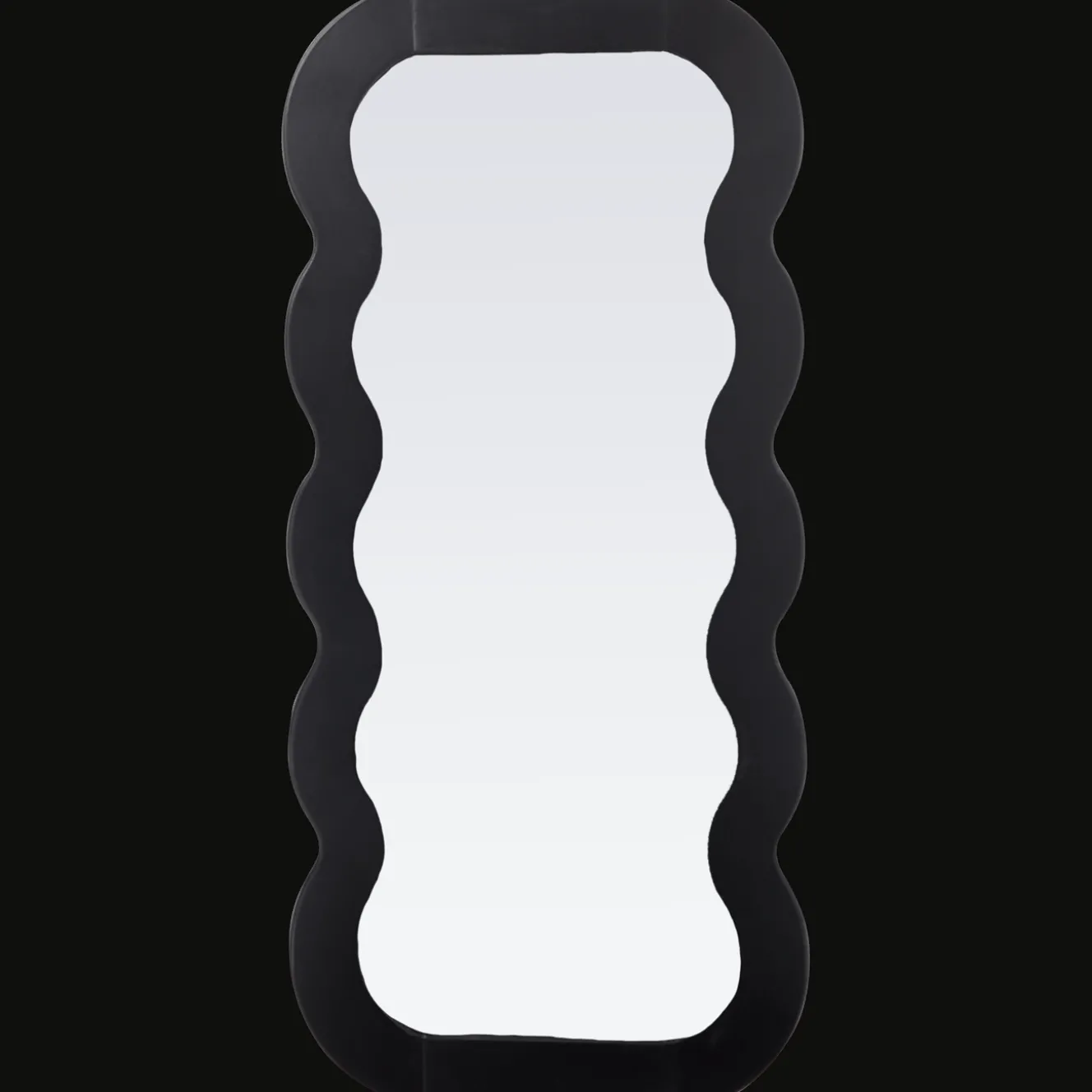 Studio Home golvende houten spiegel