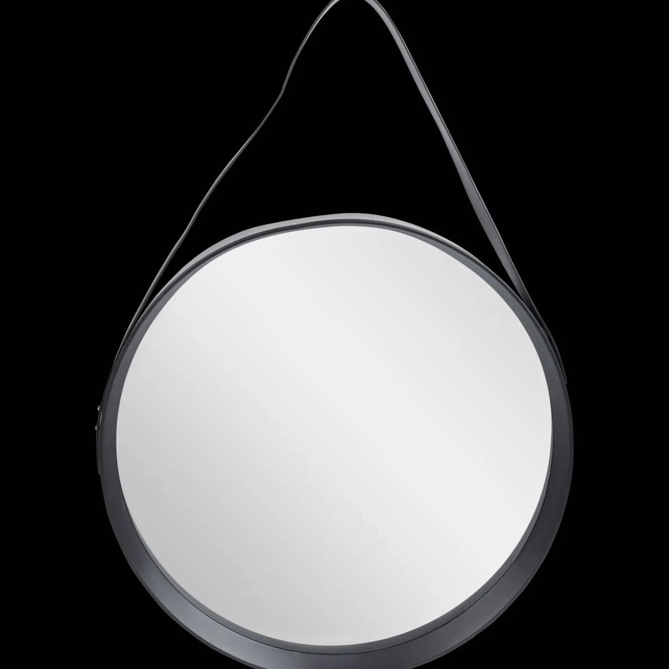 Studio Home spiegel met lederlook hengsel