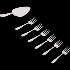 Taartschep met dessertvorkjes